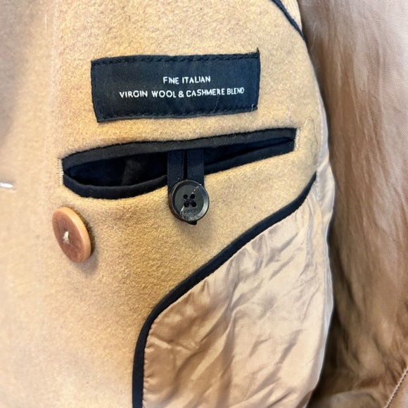 Babaton Camel Wool Peacoat | S - Picture 5 of 8